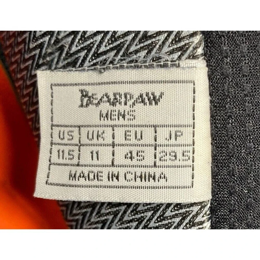 Bear Paw Hiking Boots Men's Size 11.5 Black Lace Up
